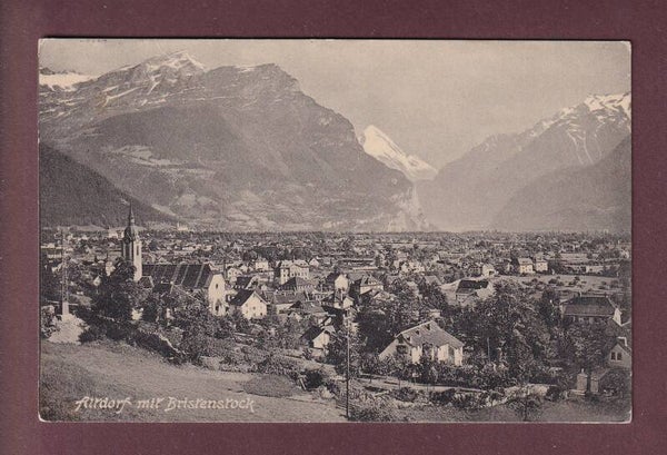 ALTDORF - Bristenstock - 1910 // Falte //