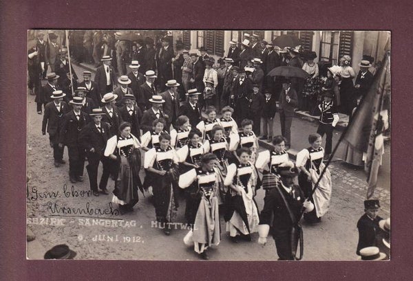 HUTTWIL - Sängertag 1912