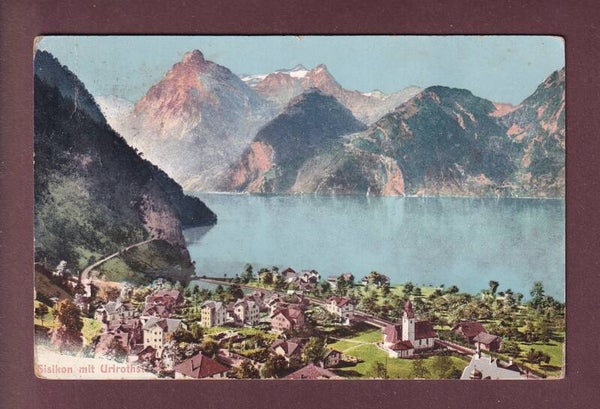 SISIKON - Urirotstock - 1911 // Falte - Rück verletzt //