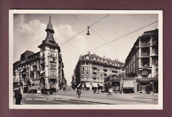LAUSANNE - Place Chauderon - 1936