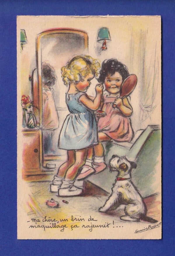 ENFANT - Jeunes filles au maquillage - G. Bouret