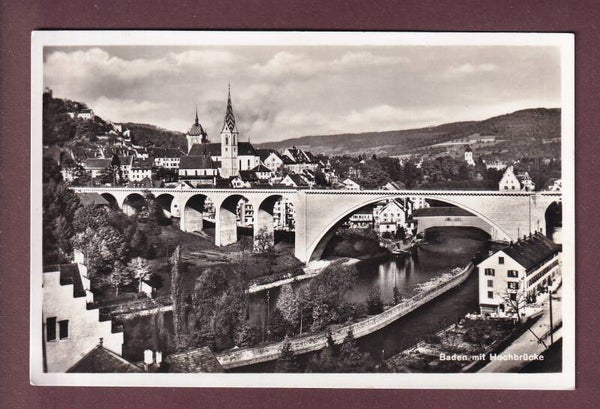 BADEN mit Hochbrücke - 1942