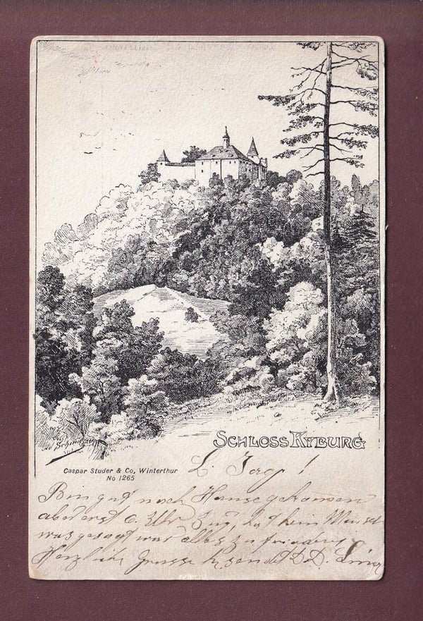 SCHLOSS KYBURG - 1902 // leichter Eckbug //