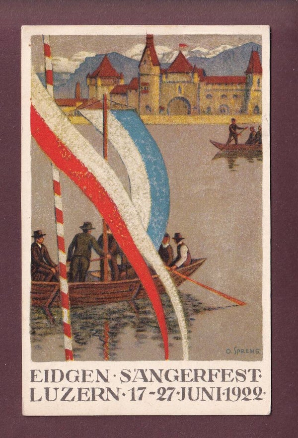 LUZERN - Sängerfest 1922