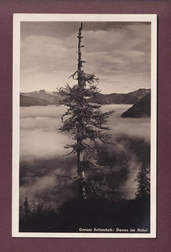 DAVOS im Nebel "Grosse Seltenheit" - 1940