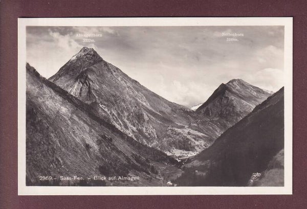 SAAS-FEE - Blick auf Almagell