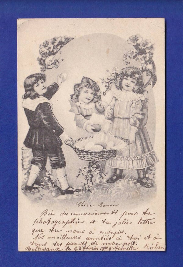 ENFANT - Œufs de Pâques // pli d'angle //