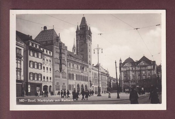 BASEL - Marktplatz - Rathaus