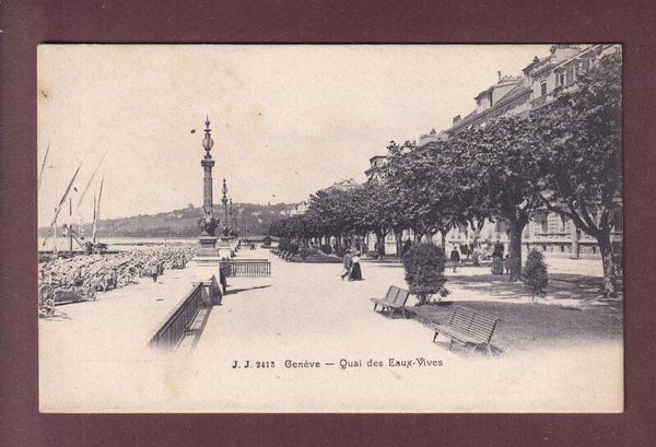 GENEVE - Quai des Eaux-Vives