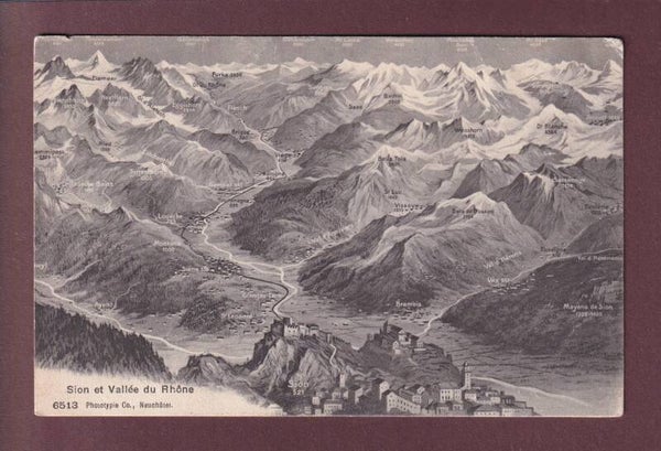 SION et Vallée du Rhône - 1906