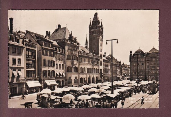 BASEL - Marktplatz - Rathaus
