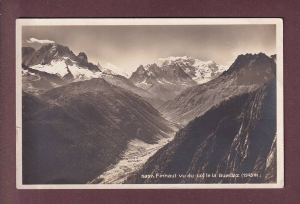 FINHAUT vu du col de La Gueulaz