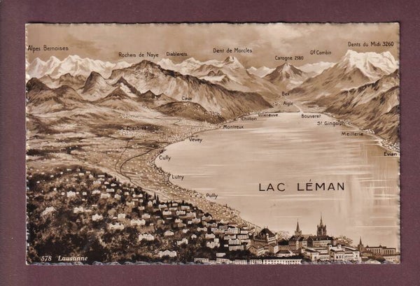 LAUSANNE et le Lac Léman