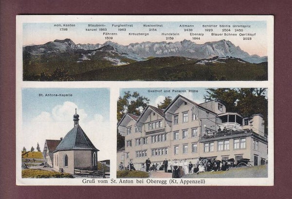 Gruss vom ST. ANTON bei Oberegg