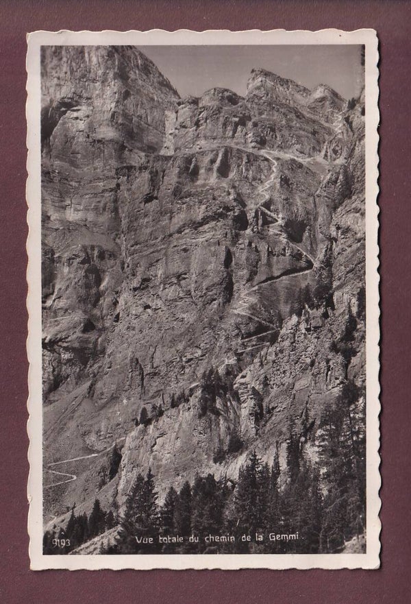 CHEMIN DE LA GEMMI - Leukerbad