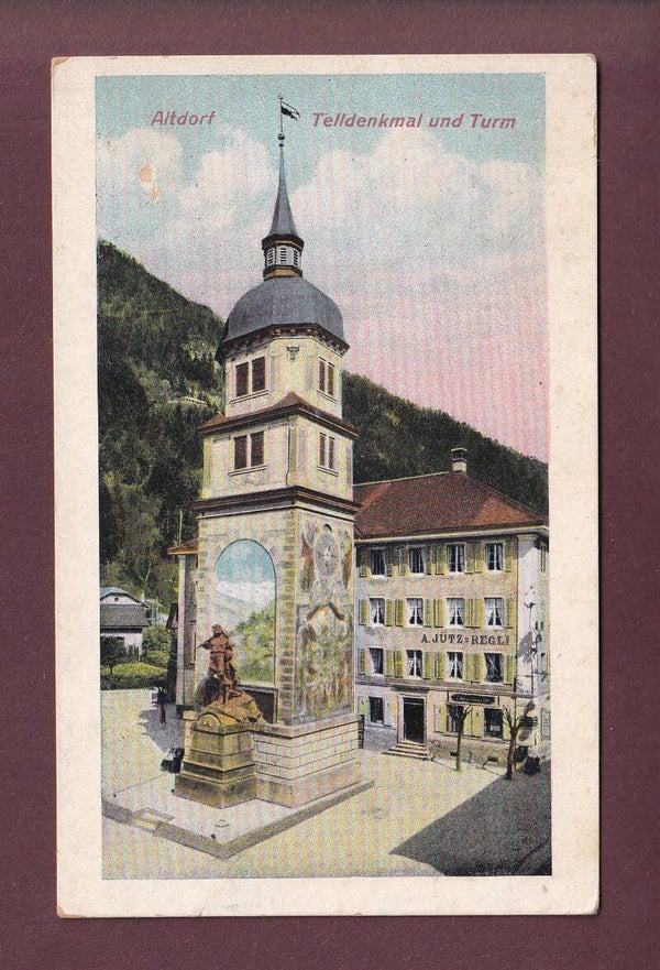 ALTDORF - Telldenkmal und Turm