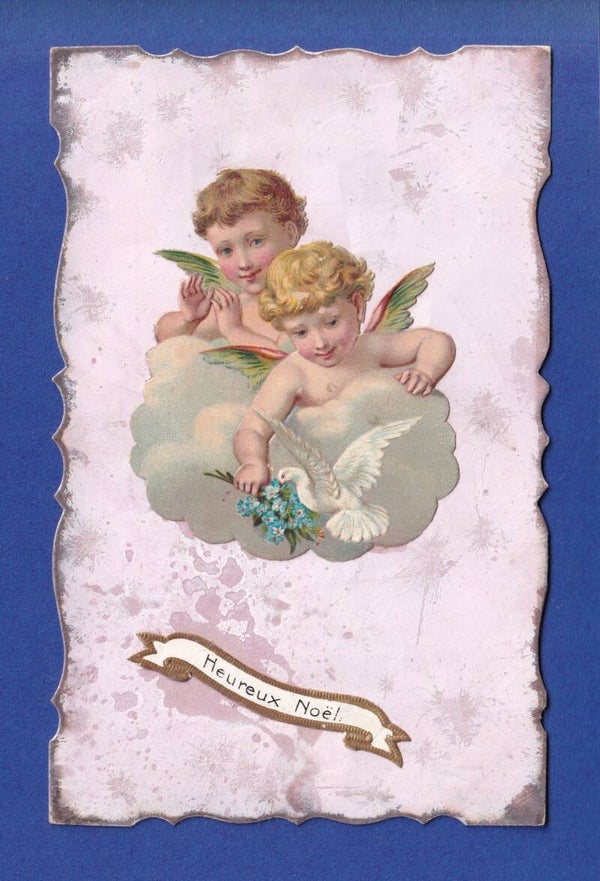 NOËL - Anges - Colombe - 1912