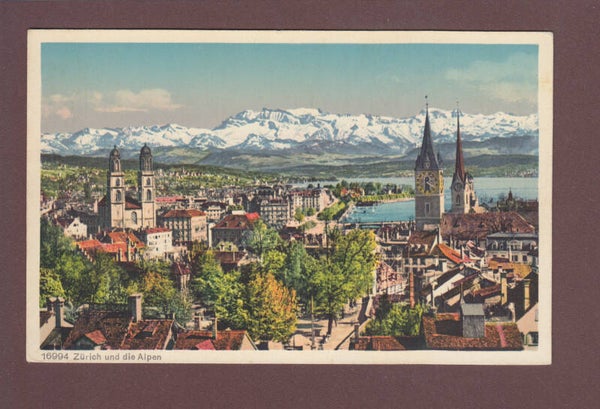 ZÜRICH und die Alpen