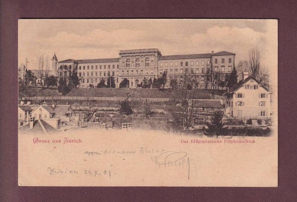 Gruss aus ZÜRICH - Polytechnikum - 1901