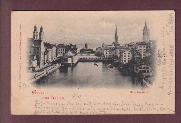 Gruss aus ZÜRICH - 1898