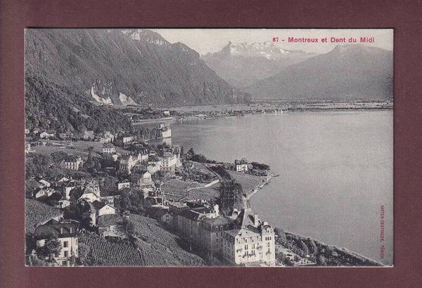 MONTREUX et Dents du Midi - 1907
