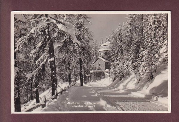 ST. MORITZ - Segantini Museum unter Schnee - 1934