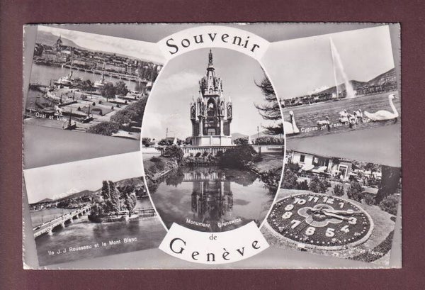 Souvenir de GENEVE - 5 images - 1957