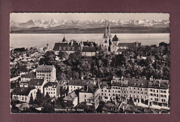 NEUCHÂTEL et les Alpes - 1947