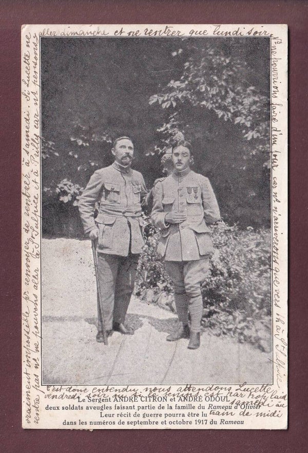 Famille RAMEAU D'OLIVIER - 1918 Affr. Mixte Tell // Pli //