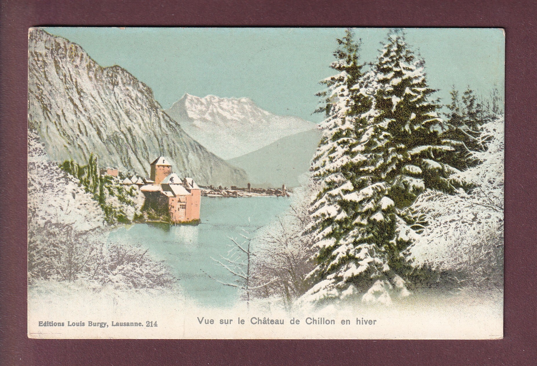 Château de CHILLON en hiver