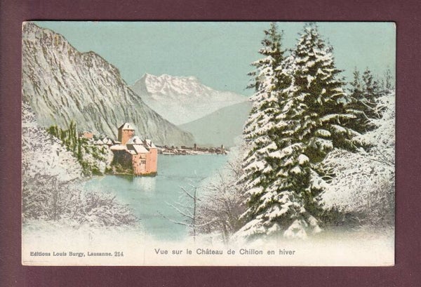 Château de CHILLON en hiver