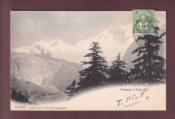 Paysage à SAAS-FEE