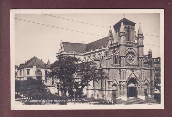 GENEVE - Eglise et Cure Notre Dame
