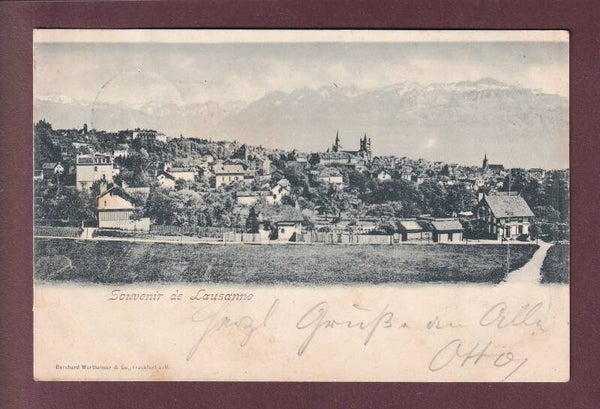 LAUSANNE - Brasserie Berger - 1899