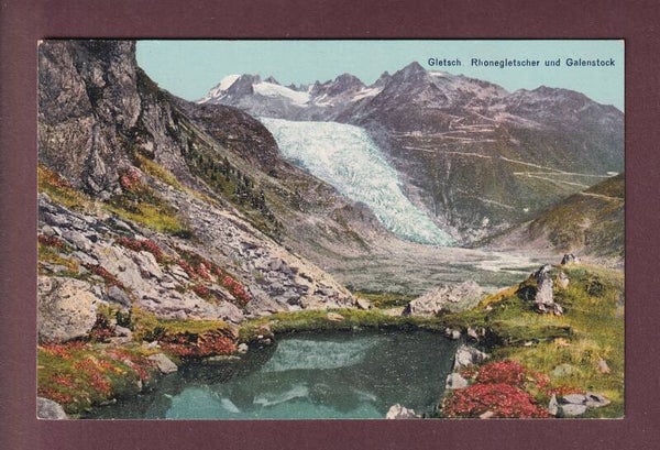 Gletsch - RHONEGLETSCHER - Galenstock // Rück verletzt //