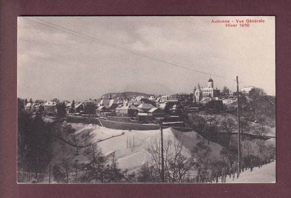 AUBONNE - Hiver 1910