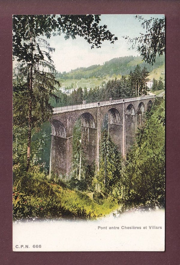 VIADUC entre Chesière et Villars - CPN