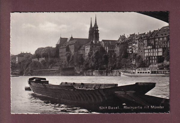 BASEL - Rheinpartie - Münster - 1950