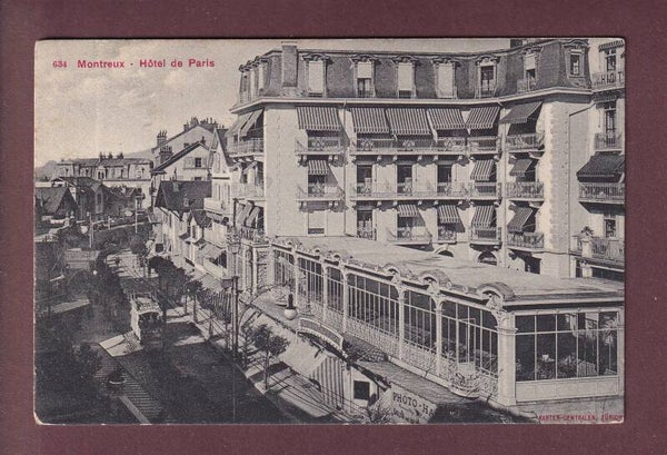MONTREUX - Hôtel de Paris - 1908