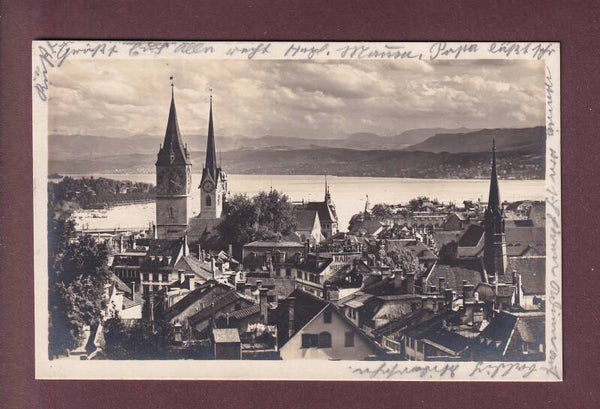 ZÜRICH von der Urania aus - 1923