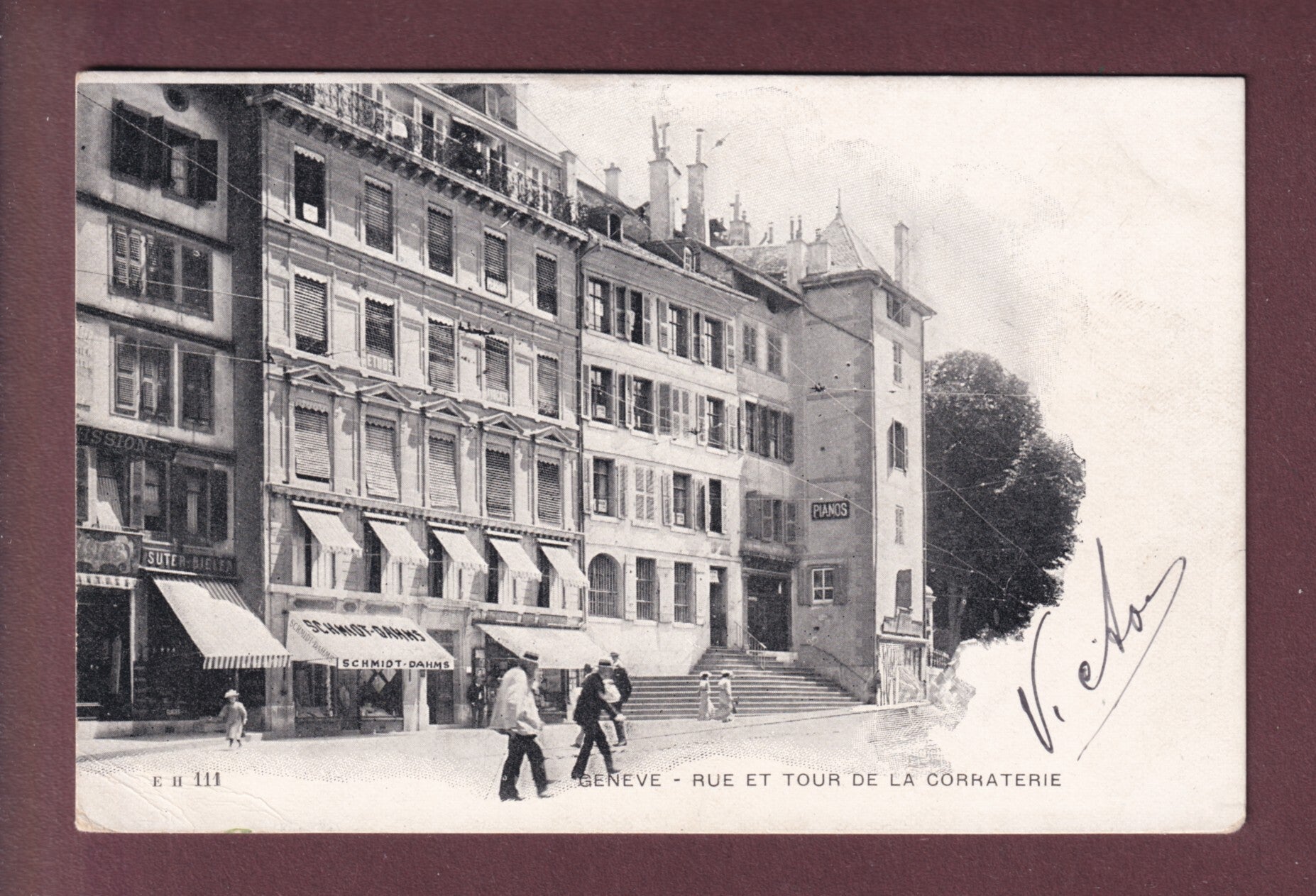 GENEVE - Rue de la Corraterie - 1904 // léger pli d'angle //