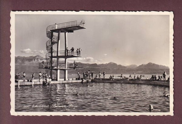 LAUSANNE - Bellerive-Plage - Le plongeoir