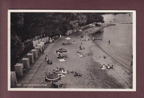 LAUSANNE - Ouchy-Plage - 1931