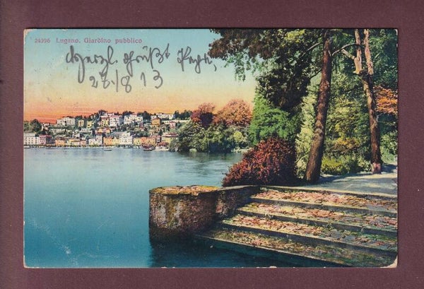 LUGANO - Giardino pubblico - 1913