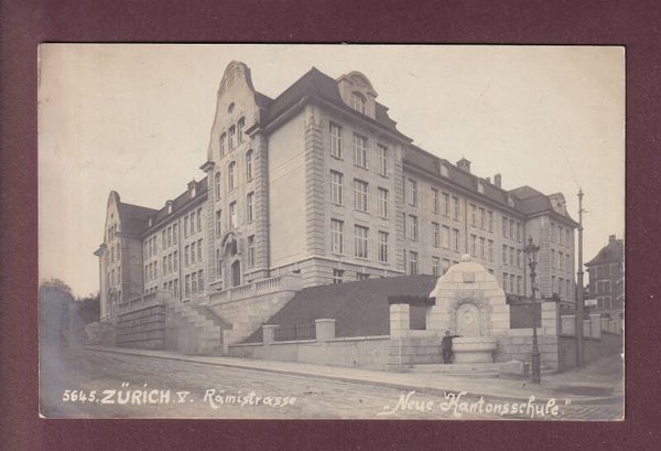 ZÜRICH - Rämistrasse - Kantonsschule - 1910
