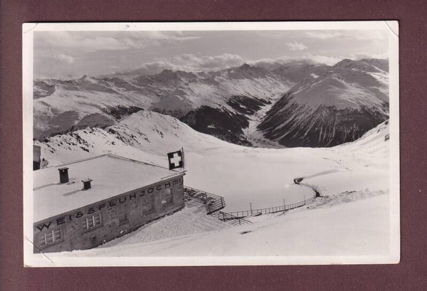 DAVOS - Parsennbahn - Weissfluhjoch - 1934 // Eckbüge //
