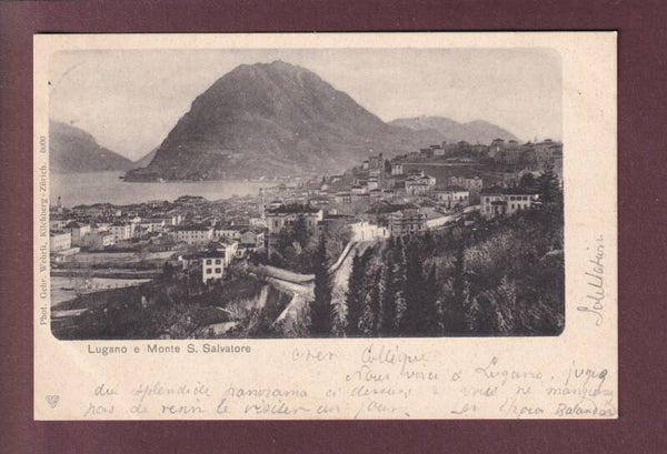 LUGANO - Monte S. Salvatore - 1901