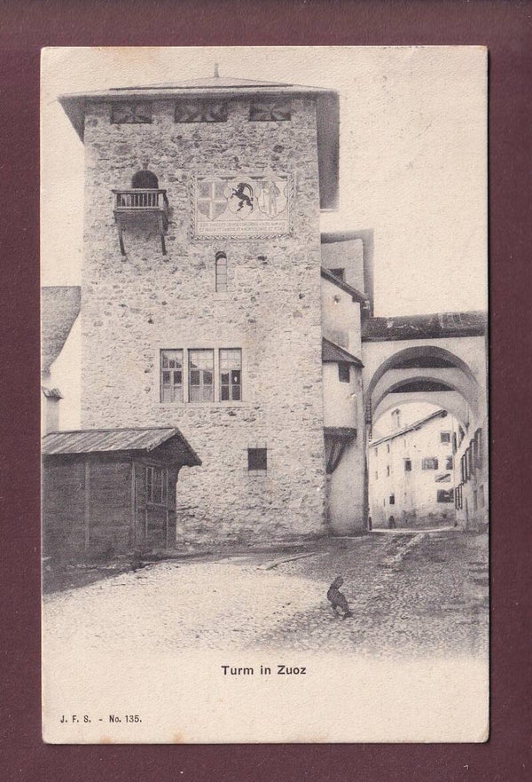 Turm in ZUOZ - 1907 // Falte //