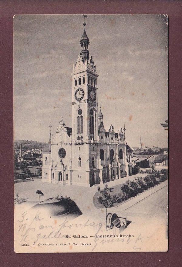 ST. GALLEN - Linsenbühlkirche - 1902 Charnaux Frères