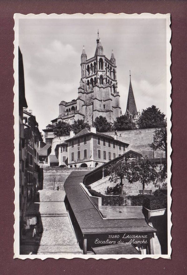 LAUSANNE - Escaliers du Marché